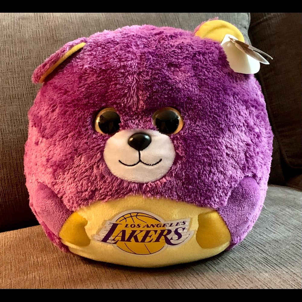 Large LA Lakers Beanie Ballz *Rare*